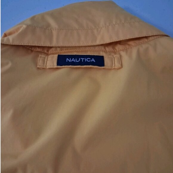 Nautica Sailing Jacket Men's 2XL Full Zip With Concealed Hoodie Y2K Impermeable - Picture 9 of 11
